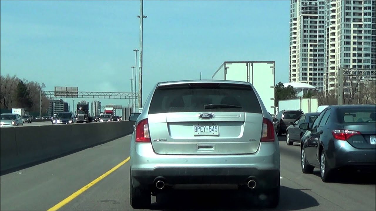 Driving from Ajax, Ontario to Grimsby, Ontario through Toronto