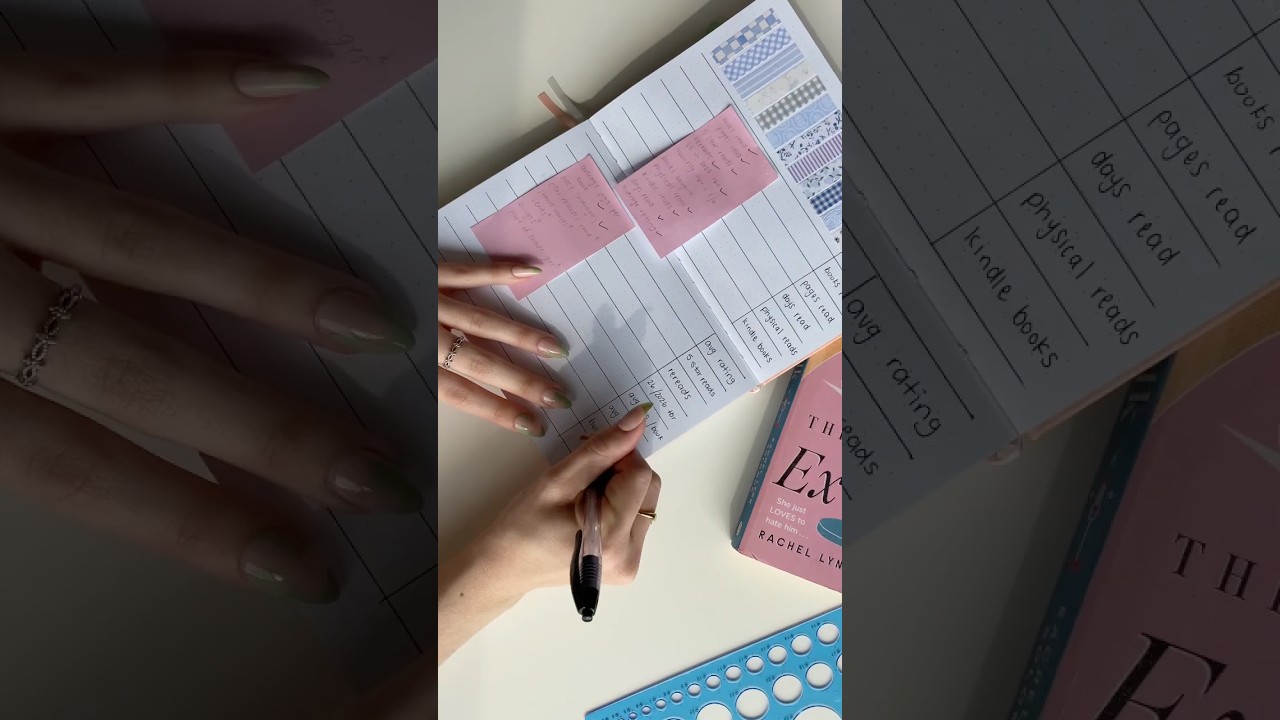 monthly stats dashboard / 2026 reading journal 📝 #readingjournal #bookjournal #2026readingjournal