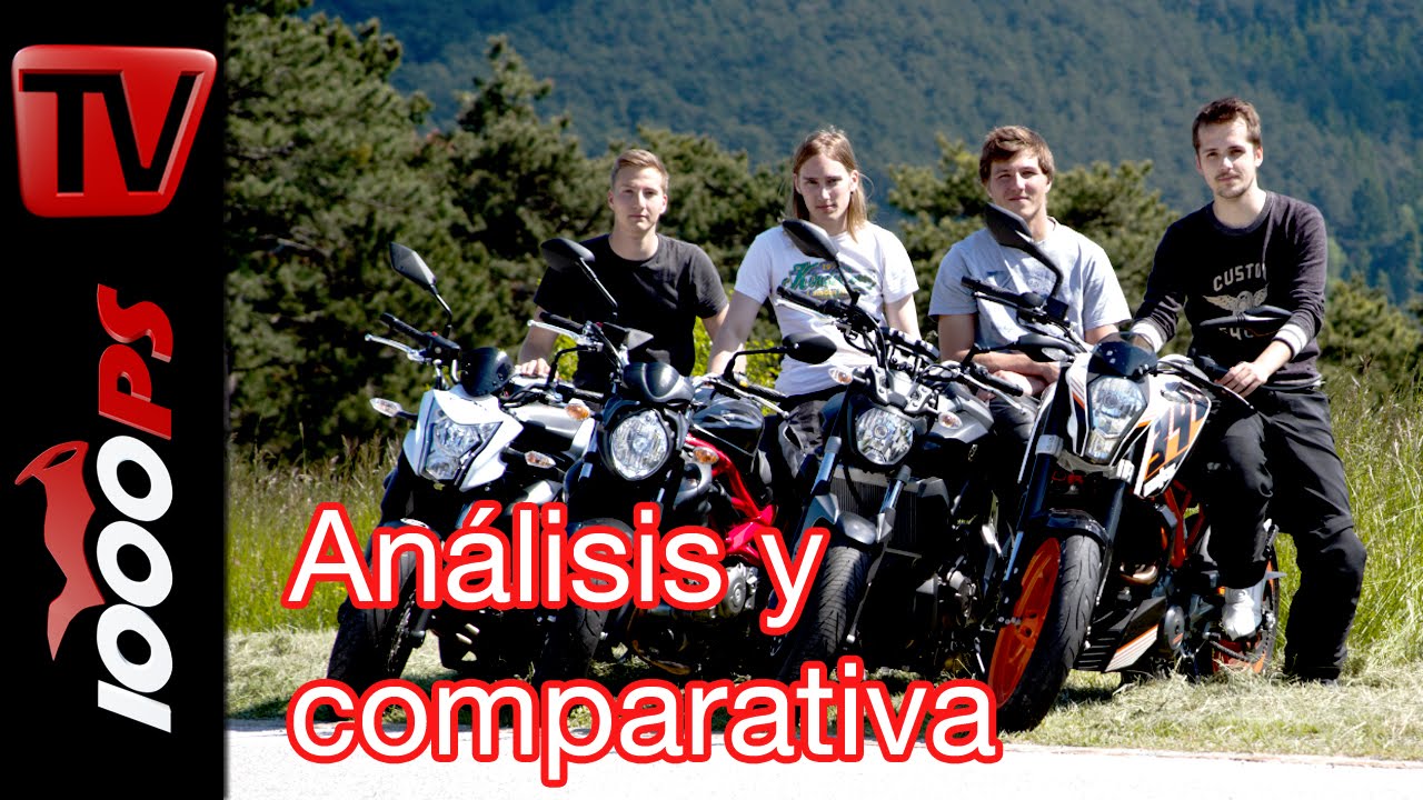 Comparativa | Motos A2: Gladius, ER-6N, MT-07, 390 Duke | Análisis, sonido, on board