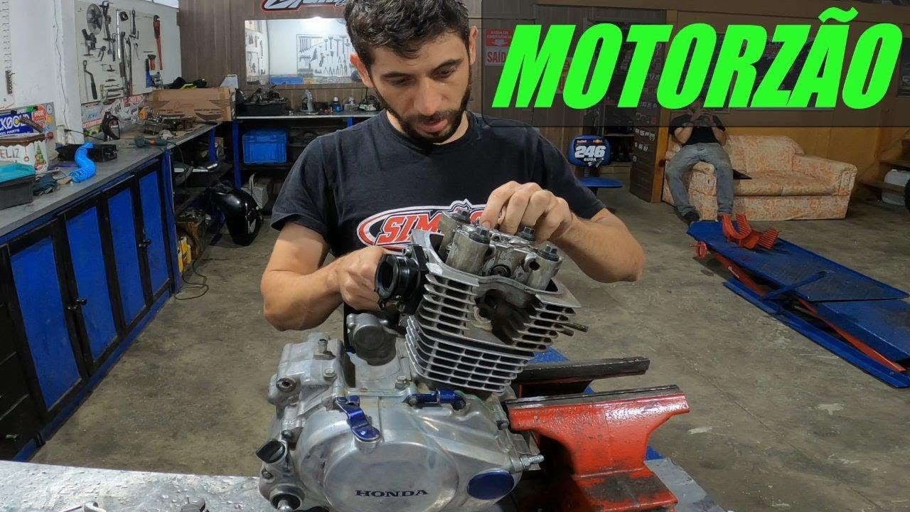 PREPARAÇÃO MOTOR CG 150 PARA 220CC