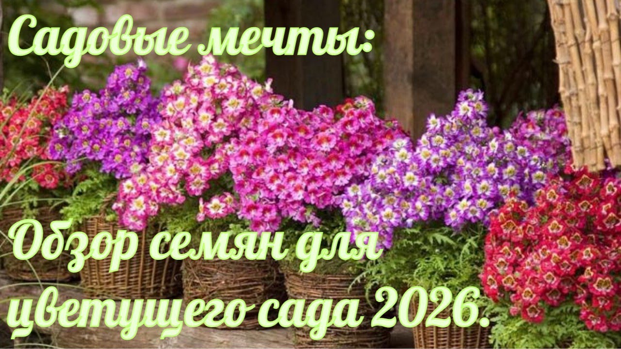 Садовые мечты: Обзор семян для цветущего сада 2026.