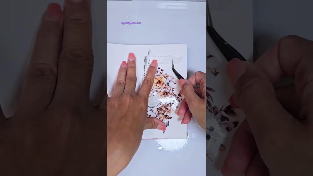 ASMR art journal with me on a rainy day 🌧 #journaling #journalwithme #artjournaling #artjournal