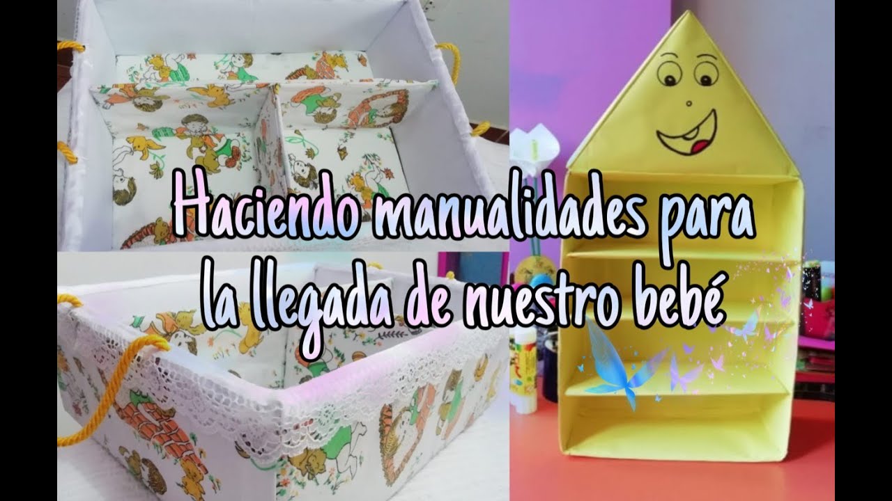 HACIENDO MANUALIDADES PARA LA LLEGADA DE NUESTRO BEBE