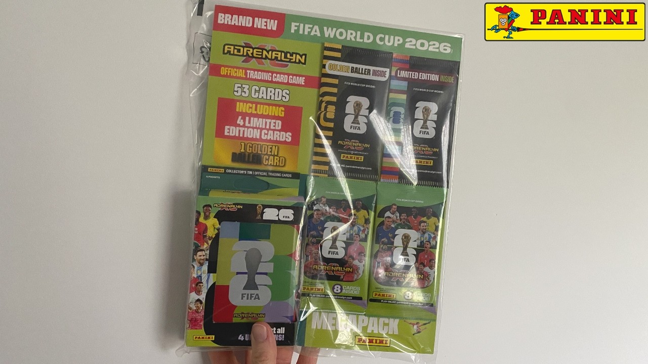 Открытие мега-набора! - Коллекция коллекционных карточек Panini Adrenalyn XL FIFA World Cup 2026!