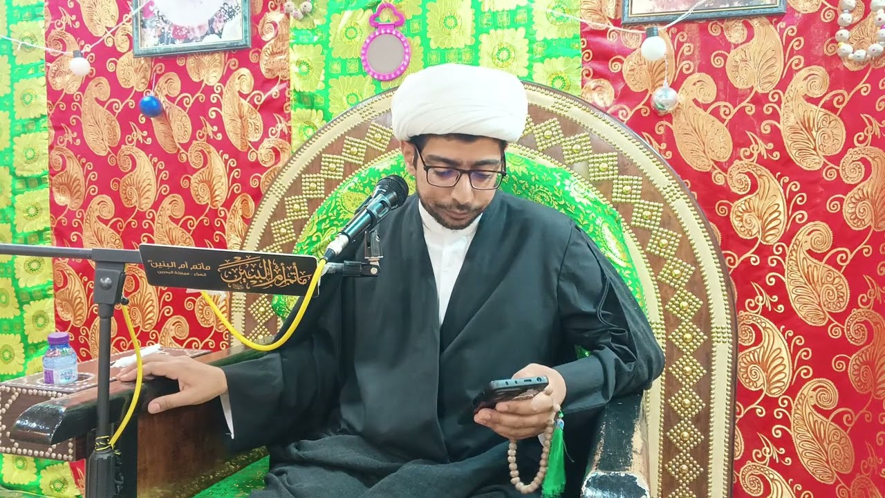 ماتم ام البنين العكر | نعي |الليلة الثانية عشر من شهر رمضان المبارك ١٤٤٧هـ | الشيخ يوسف العكراوي