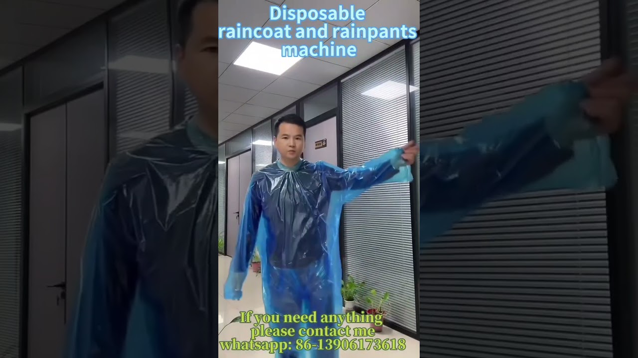 &ldquo;Disposable Raincoat & Rain Pant  Machine &ndash;&bull; High Profit &bull; Low Cost&rdquo; #Disposable Raincoat  Machine
