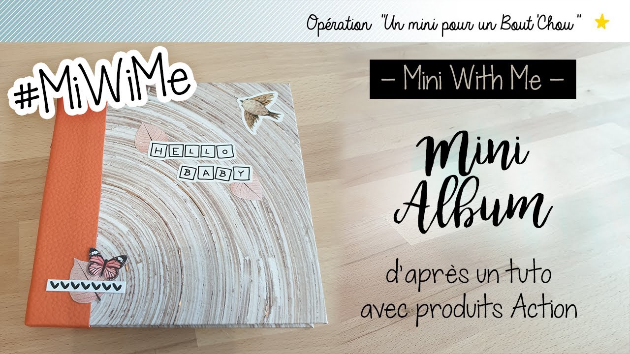 Scrap solidaire ! Un mini pour un bout'chou, ma version #scrapbooking  #unminipourunboutchou #MiWiMe