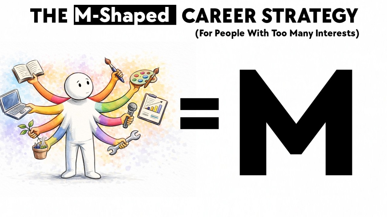 The M-Shaped Career Strategy (For People With Too Many Interests)