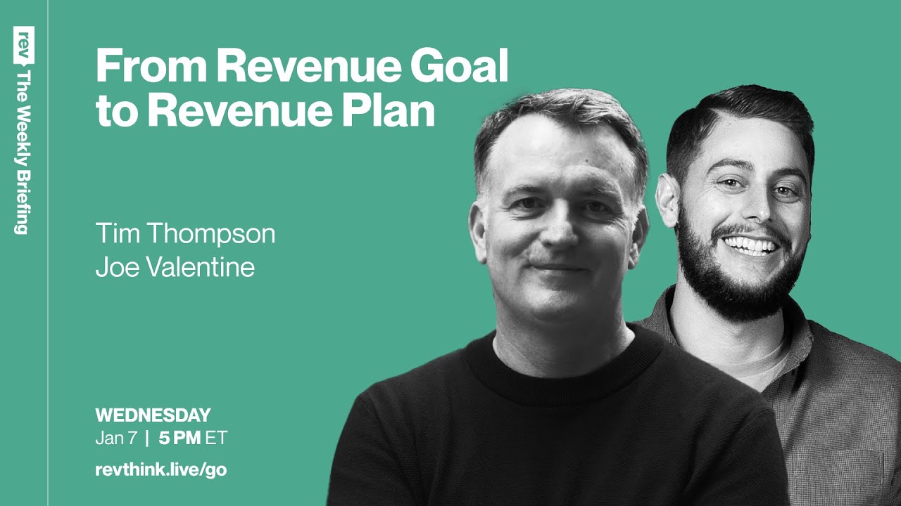From Revenue Goal to Revenue Plan