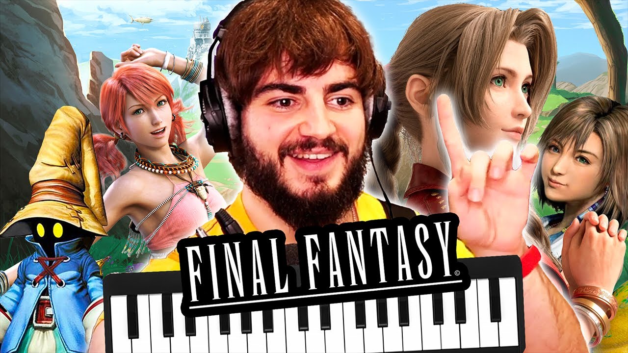 tocando Final Fantasy a piano (To Zanarkand, Aerith's Theme, y más)