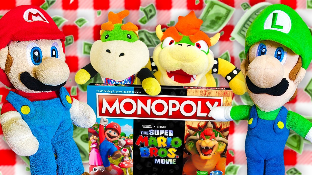 Сумасшедшие Братья Марио: Марио и Луиджи играют в «Монополию 2»!