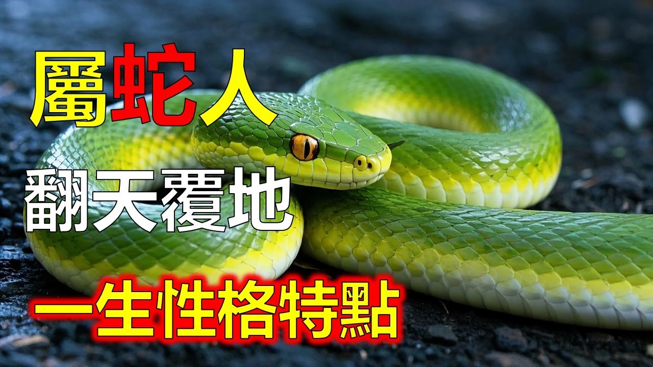 屬蛇人，一生性格特點。#2026蛇#生肖蛇