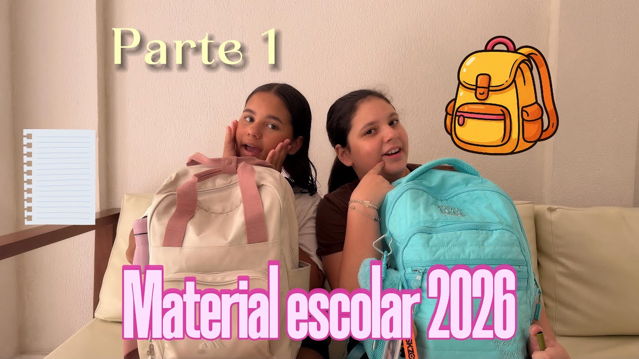 Nosso material escolar 2026 * é isso aconteceu*