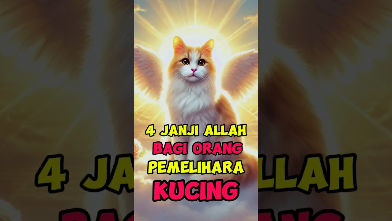 4 JANJI ALLAH BAGI ORANG YANG MEMELIHARA KUCING #kisahislami #shortsislamic