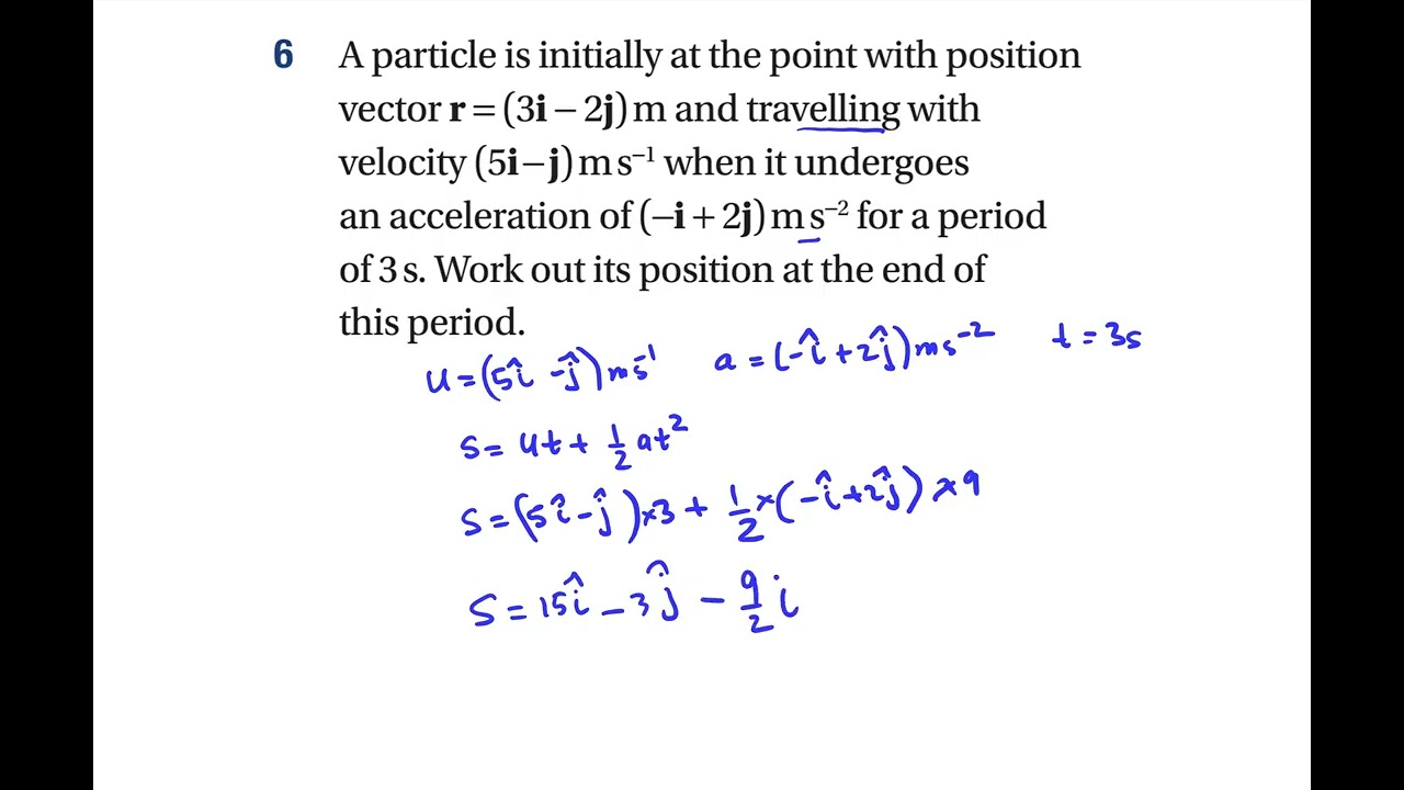 Mechanics / Two Dimensional Motion / Problem solving