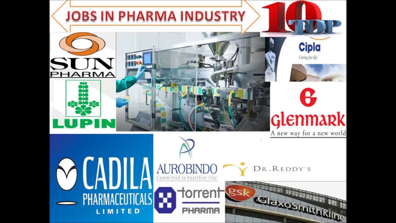 Top Ten/10  pharma companies in India/ Industrial Job in pharmacy