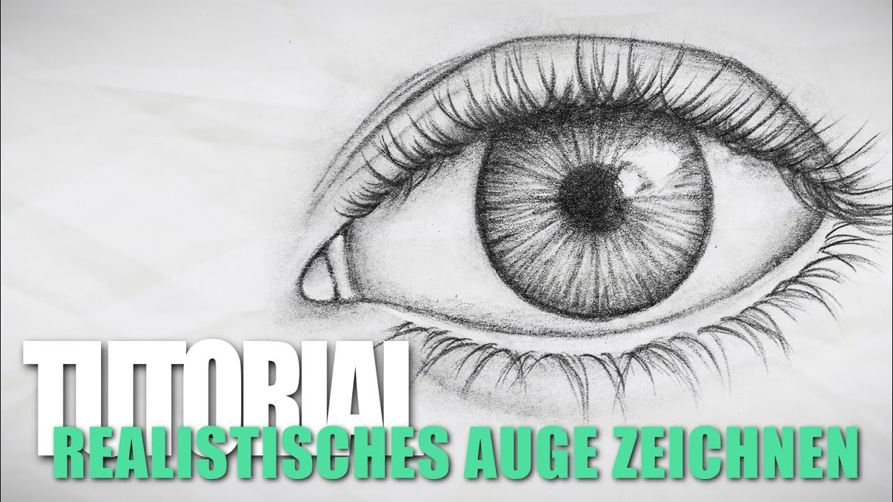 AUGE ZEICHNEN TUTORIAL FÜR ANFÄNGER | Schritt Für Schritt | ZEICHNEN LERNEN FÜR ANFÄNGER #4