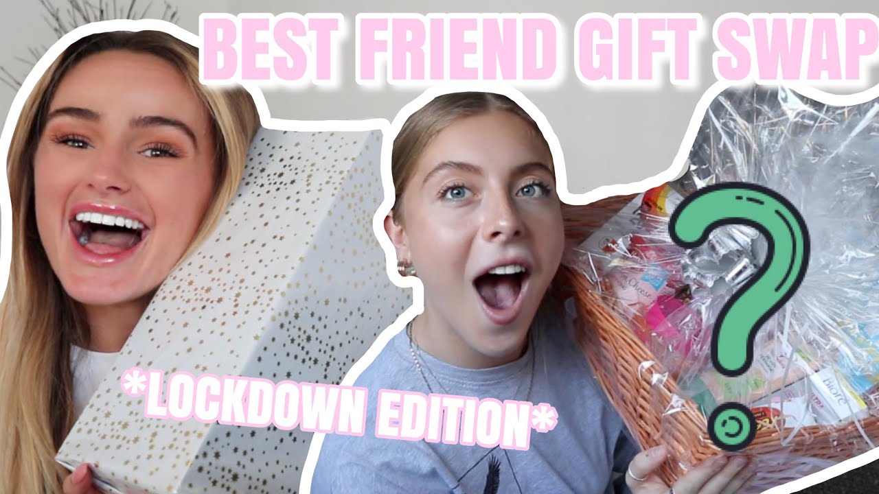BEST FRIEND QUARANTINE GIFT BOX SWAP | Syd and Ell