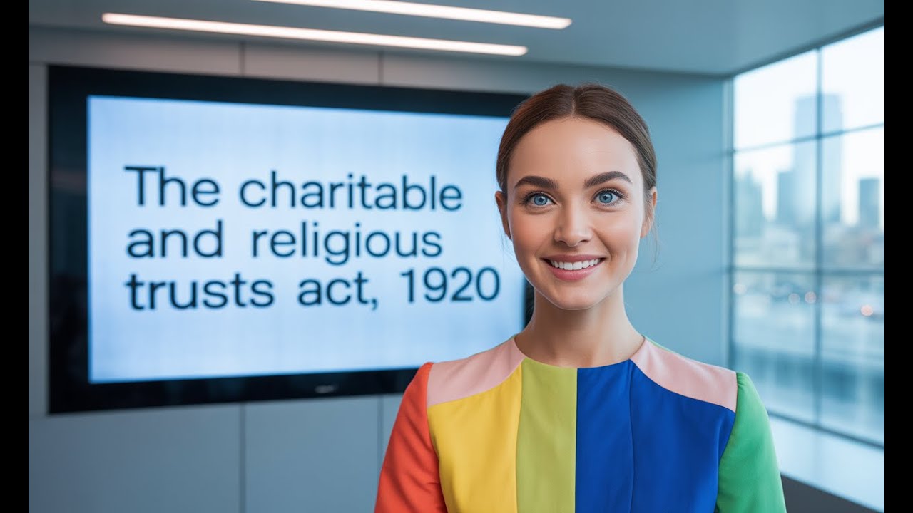 The Charitable and Religious Trusts Act, 1920