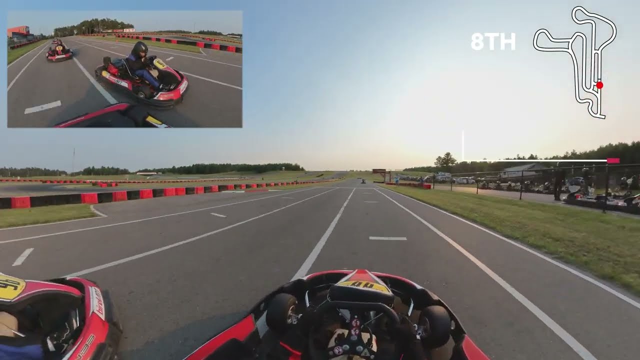 Karting at Mosport Track - Insta360° POV View