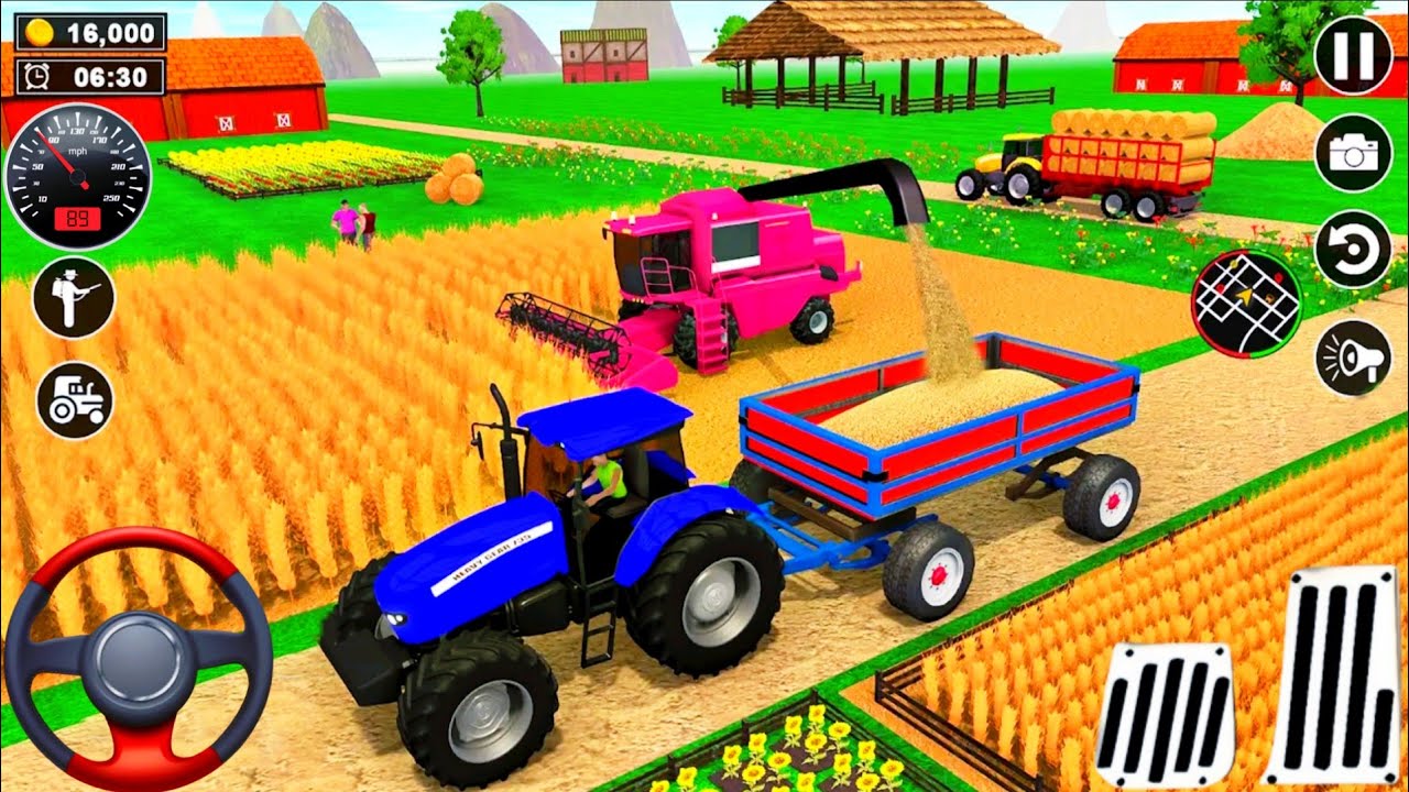Tractor Simulator 2026 - Modern Farm Tractor Driving Games - Farming Tractor 3D - Android GamePlay