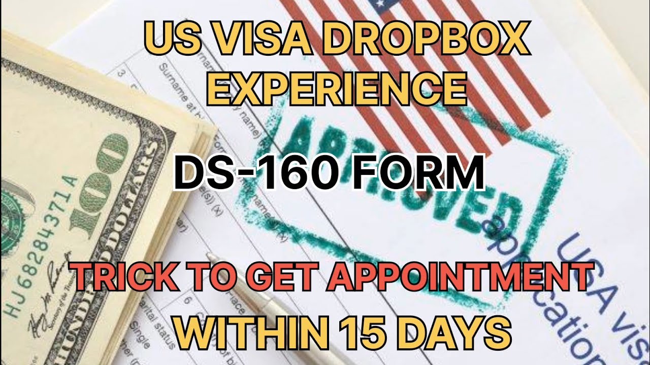 US Visa dropbox Experience || Trick to get appointment in 15 days ||