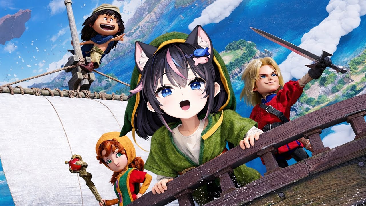 【드래곤 퀘스트 VII Reimagined】 2/6에 출시하는 드래곤퀘스트7 리이메진 해보기! [Dragon quest vii reimagined]