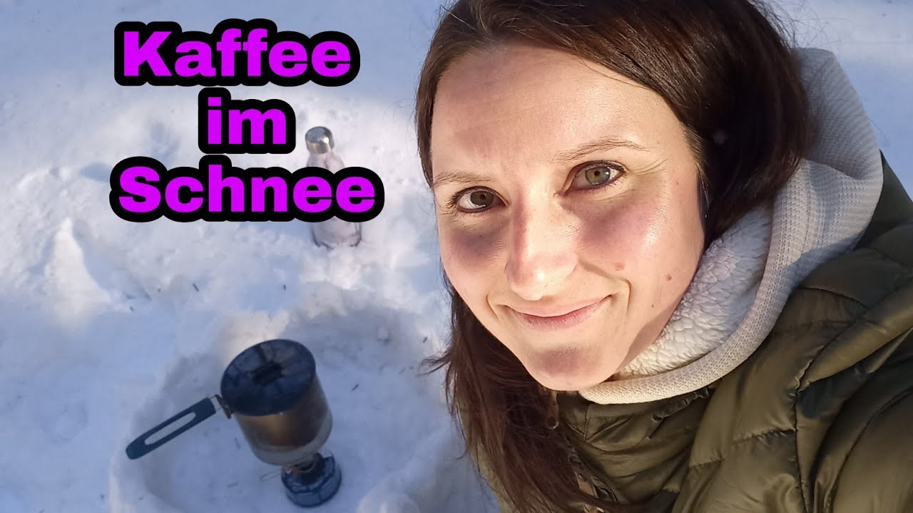 Winterwanderung mit Kaffee auf dem Gaskocher