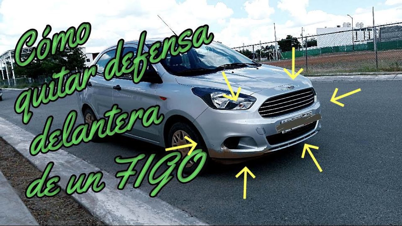 como quitar defensa delantera // how to remove front bumper // ford figo