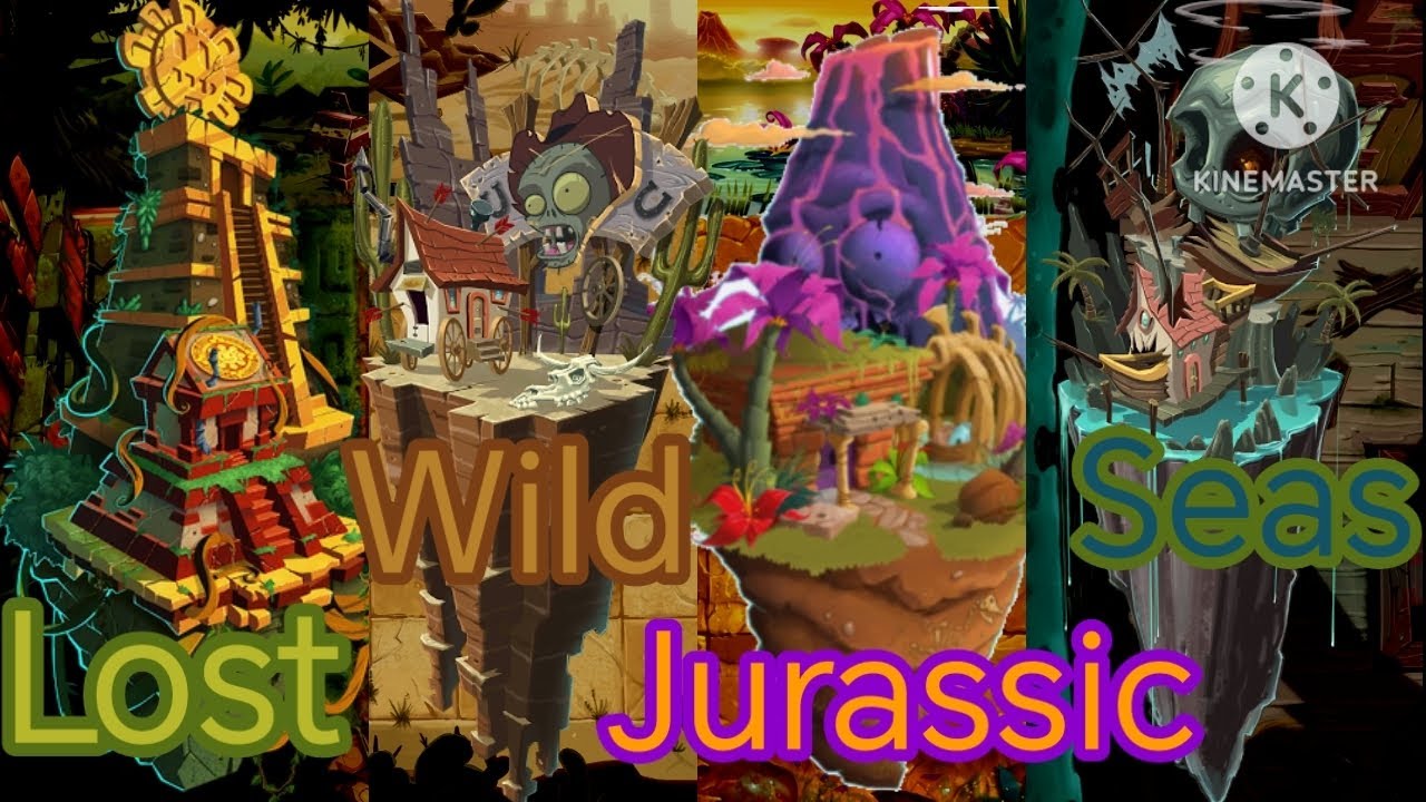 PvZ 2 Ultimate Battle Mashup (Lost City, Wild West, Jurassic Marsh, Pirate Seas) 