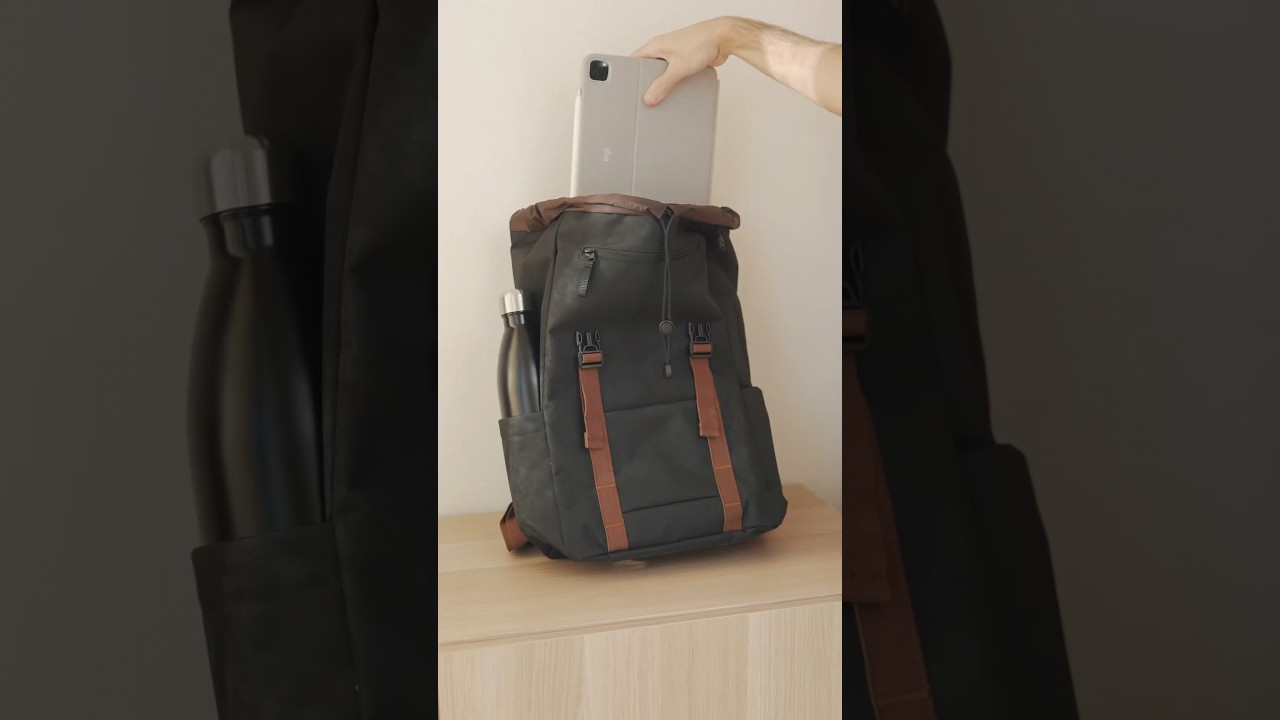 Introducing my new  VintPack-TA1 22L Laptop Backpack #VintPackTA1 #tomtocVintPackTA1 #tomtocbackpack