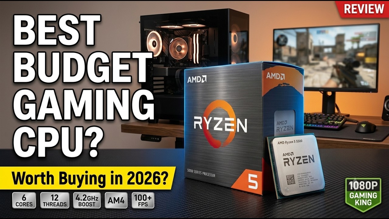Best Budget Gaming CPU Under $150? AMD Ryzen 5 5500 Review (2026) | Best AM4 Processor