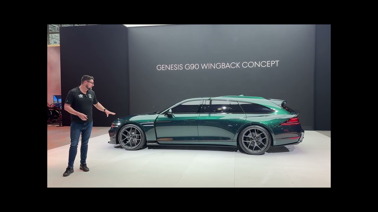Genesis G90 Wingback Concept крупным планом: Пожалуйста, постройте этот автомобиль!