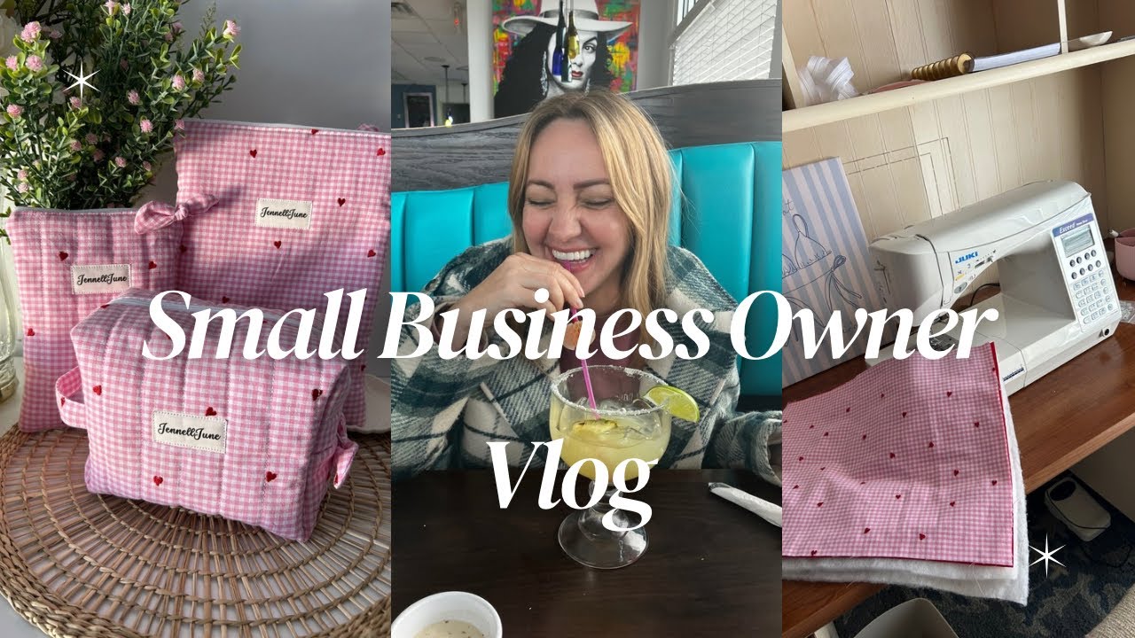 Small Business Owner - sewing cute accessories - laptop sleeves - new desk #smallbusiness #sewing