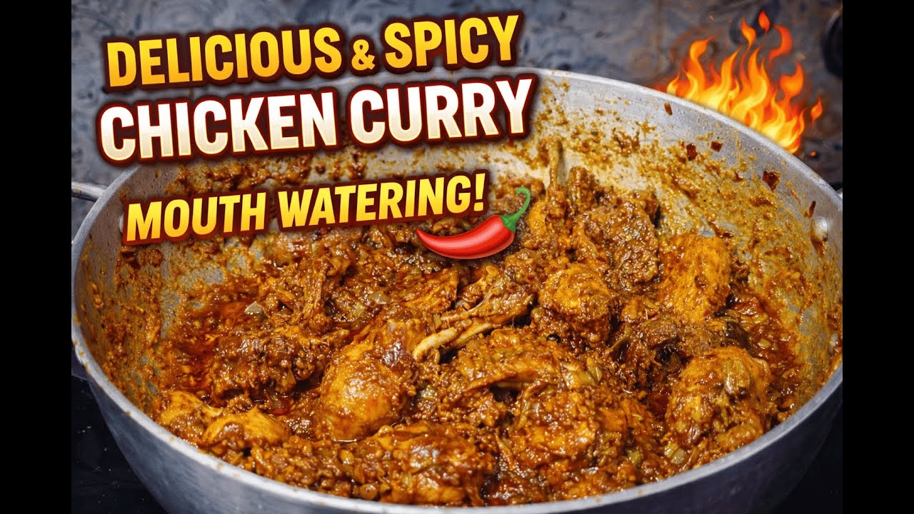 ASMR DESI CHICKEN COOKING AND TASTING