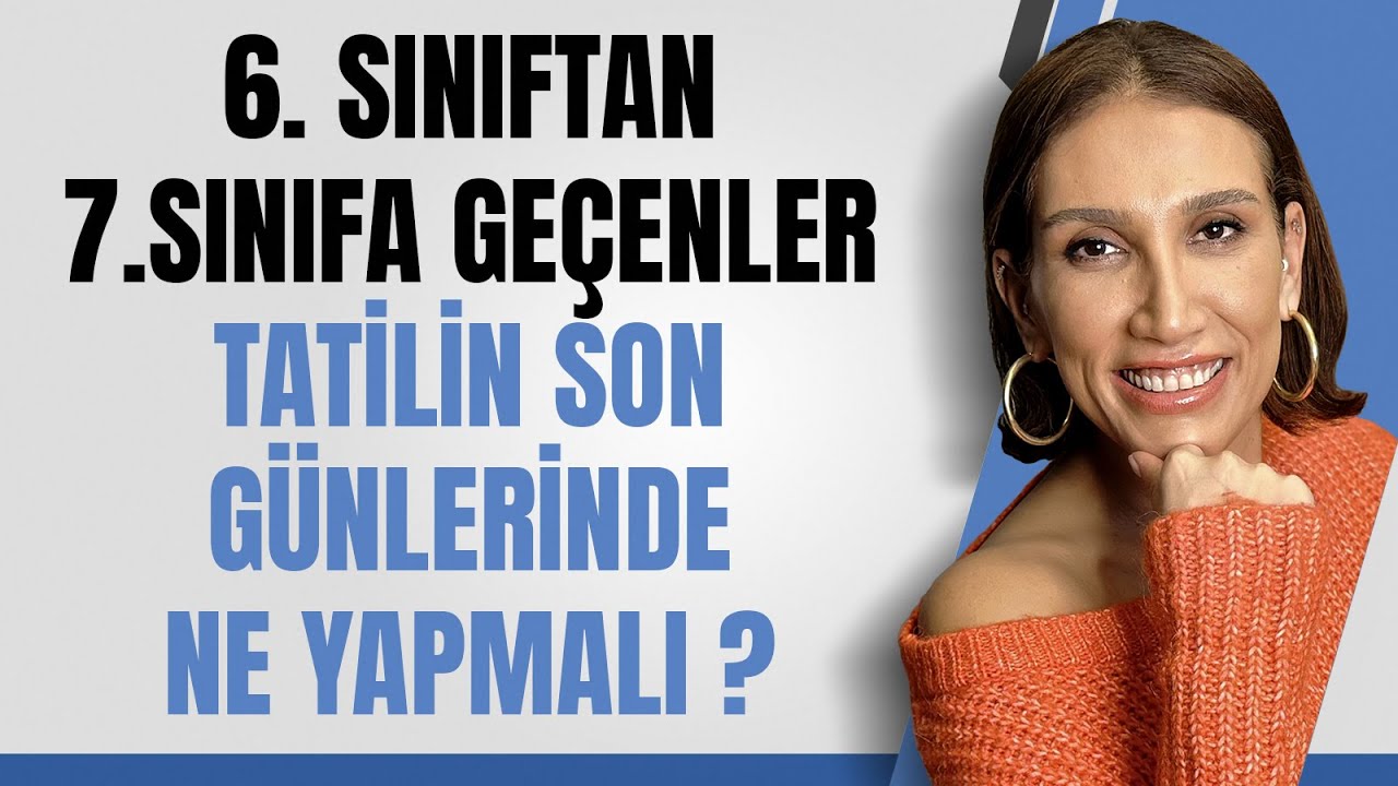 6. Sınıftan 7. Sınıfa Geçenler Tatilin Kalan Günlerinde Neler Yapmalı #sınavstratejileri #lgs