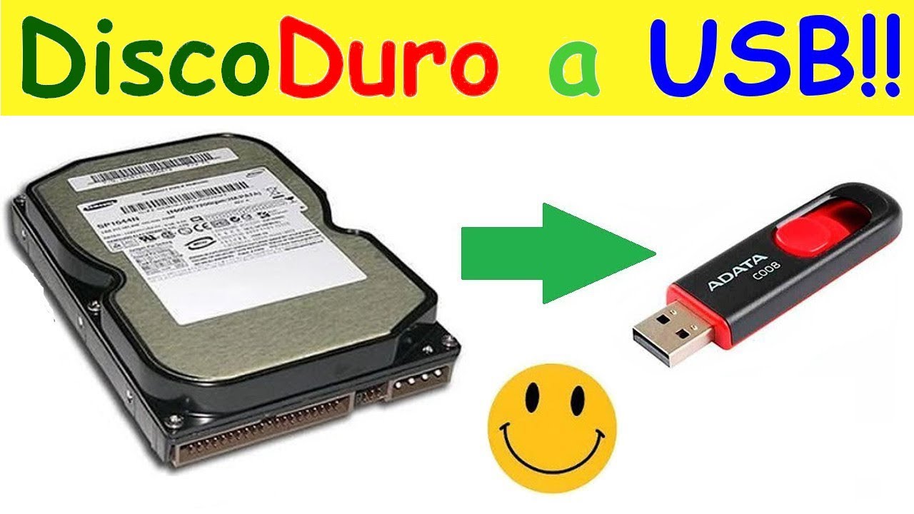 Convierte tu disco duro viejo en una memoria USB de gran capacidad!