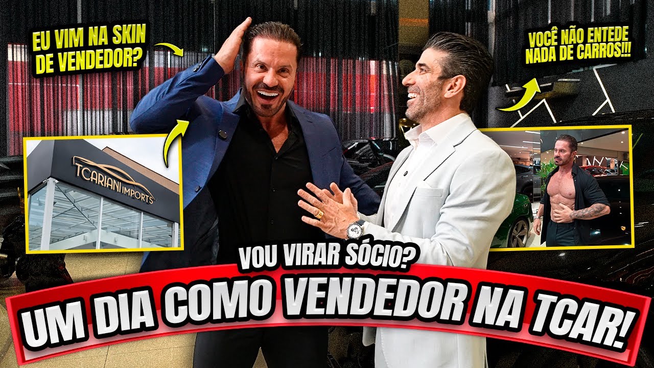 UM DIA SENDO VENDEDOR NA LOJA DO TCAR - E J&Aacute; FIZ MINHA PRIMEIRA VENDA!!!