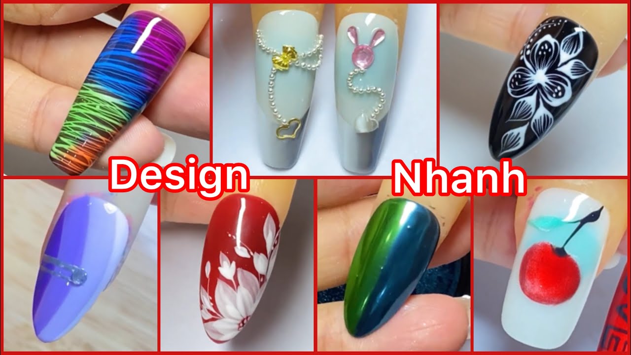 Tóp những mẫu nail design đơn giản