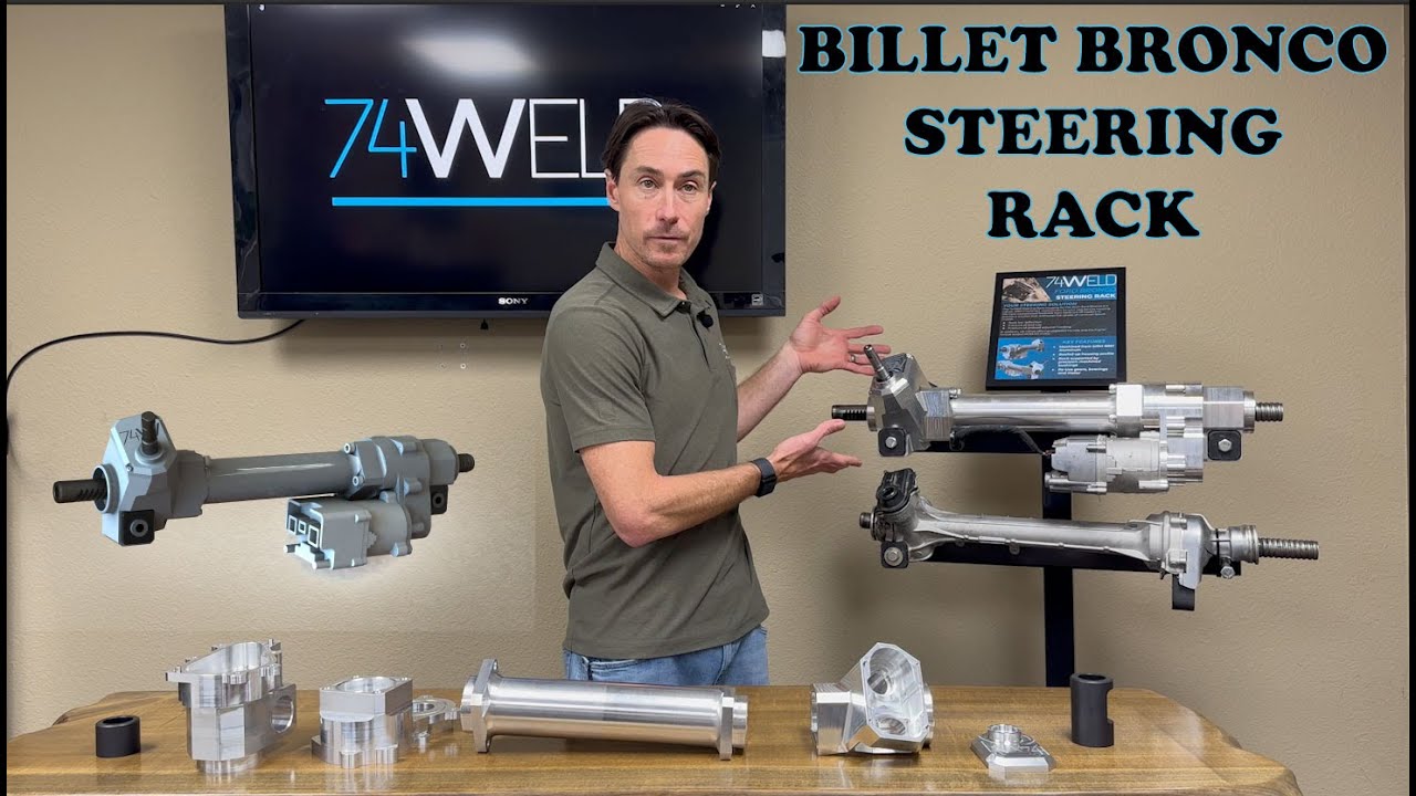 Introducing the new 74weld billet bronco steering rack!