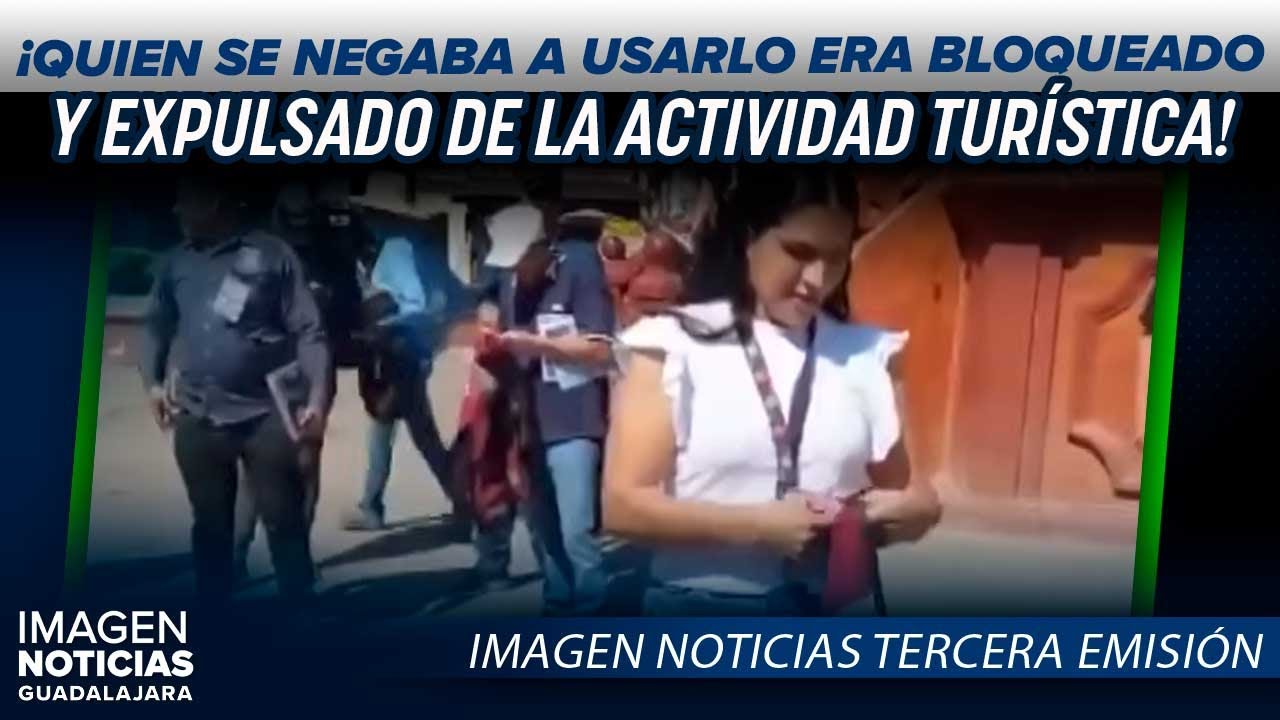¡Los obligaban a usarlos! Promotores y guías turísticos destrozaron sus chalecos morenistas