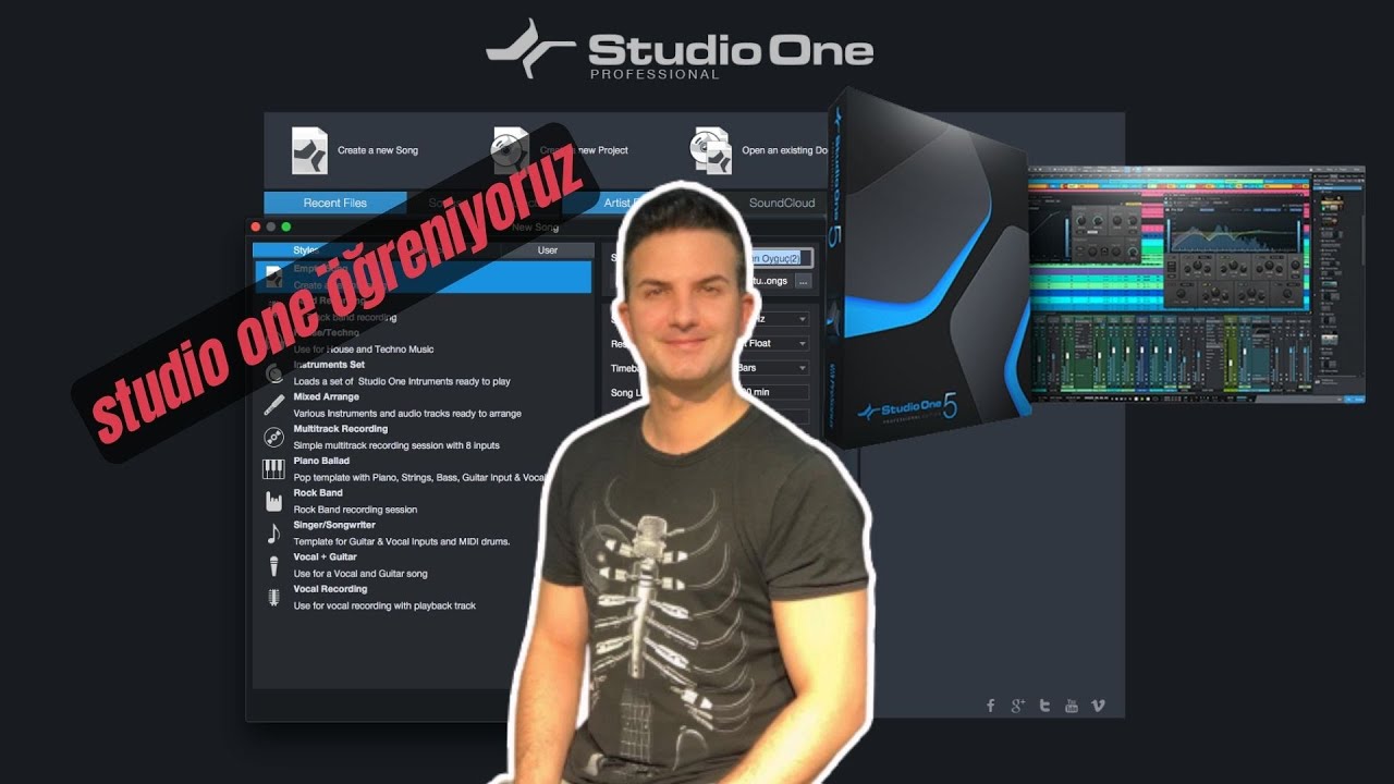 STUDİO ONE DERSLERİ - 1 (Kayıt Alma, Ses Kartı Tanıtma, Arayüz ve Ayarlar)