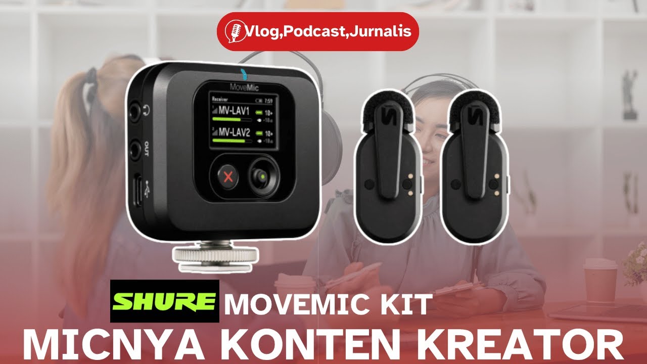 SHURE Movemic Mic Professional Konten Creator