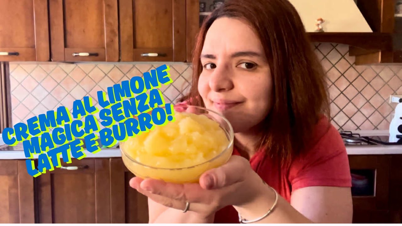 La Migliore Crema al Limone SENZA Latte e Burro – Veloce, Leggera e Cremosa!