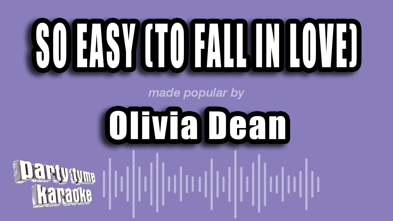 Olivia Dean - So Easy (To Fall in Love) (Karaoke Version)