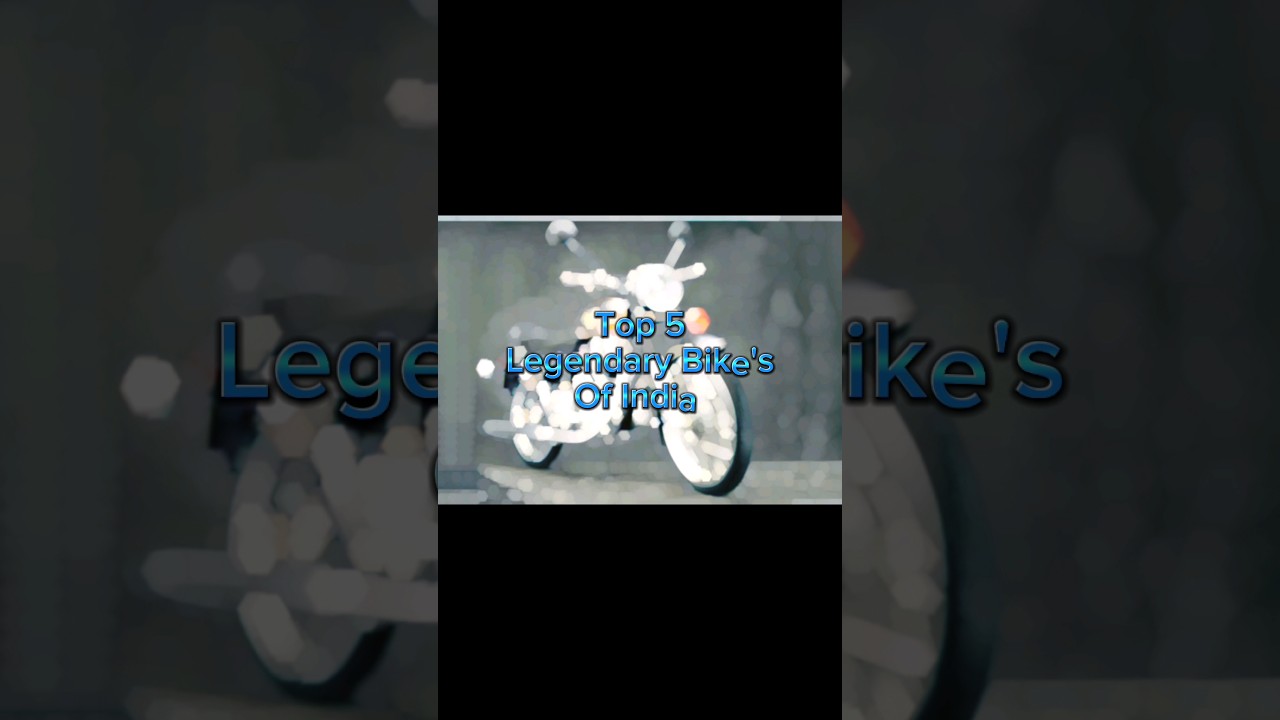 Top 5 Legendary Bike's of India 😎. #top10 #facts