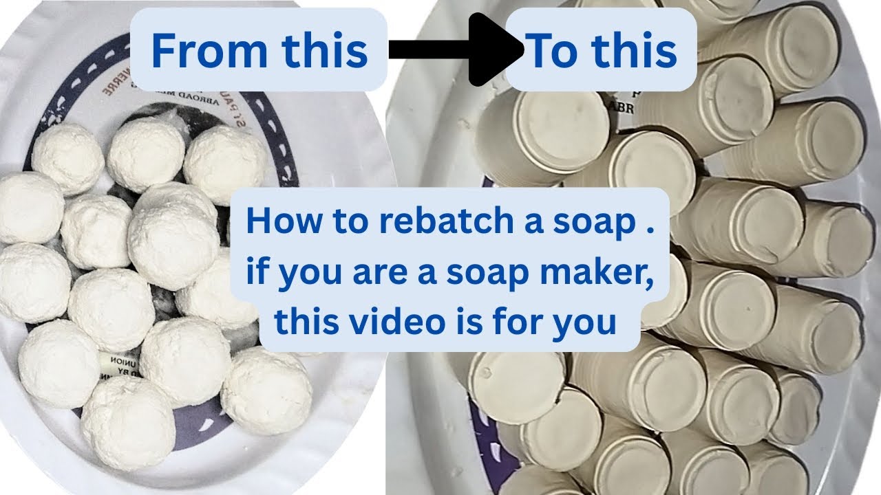 How to rebatch your soap| how to fix your bad soap|how to remould your soap|how to remade a soap 