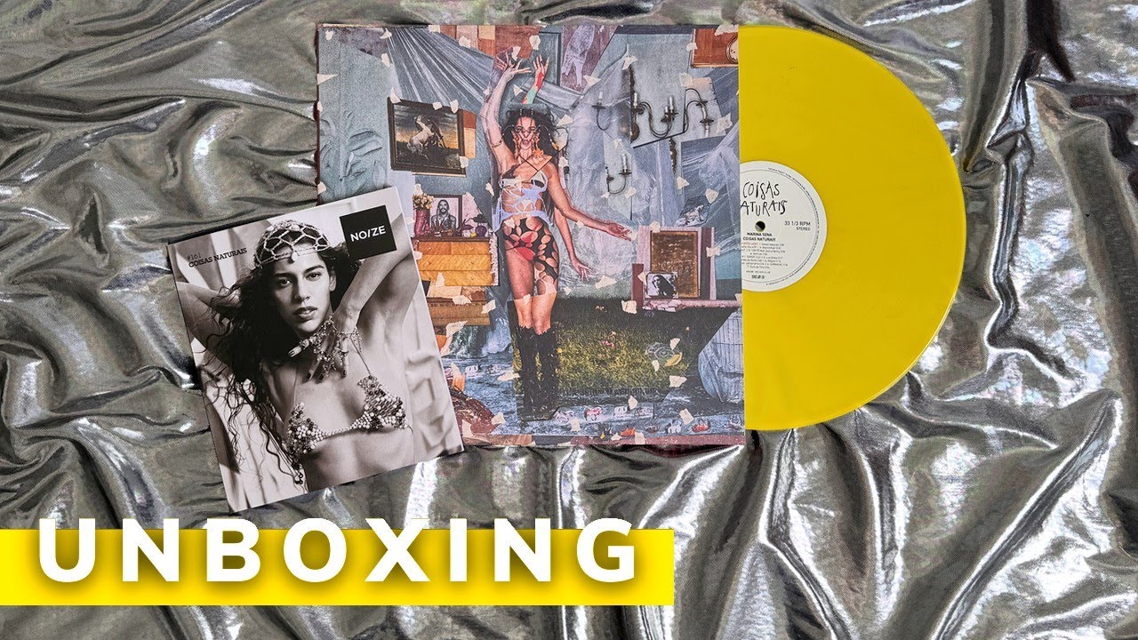 Marina Sena - Coisas Naturais (Vinil Amarelo Opaco) Revista Noize | UNBOXING