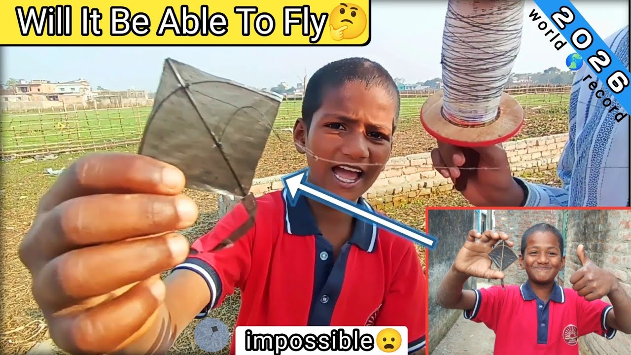 We Flying Smallest Kite 🪁🙀