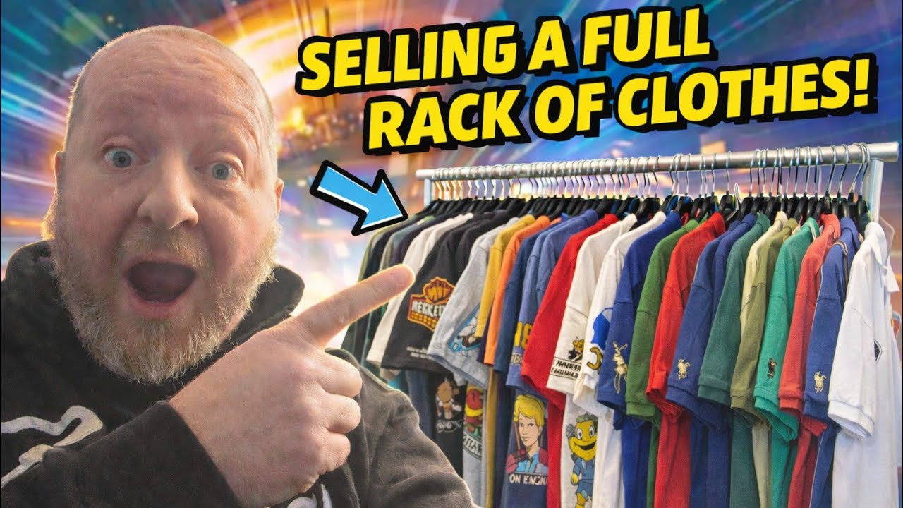 Selling A FULL Rack Of Clothes At Thrift World Expo - Sellers POV